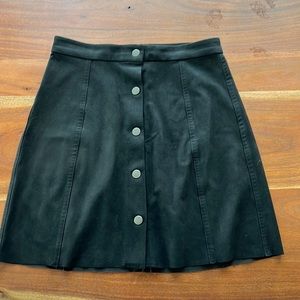Aritzia Wilfred Free Suede Skirt